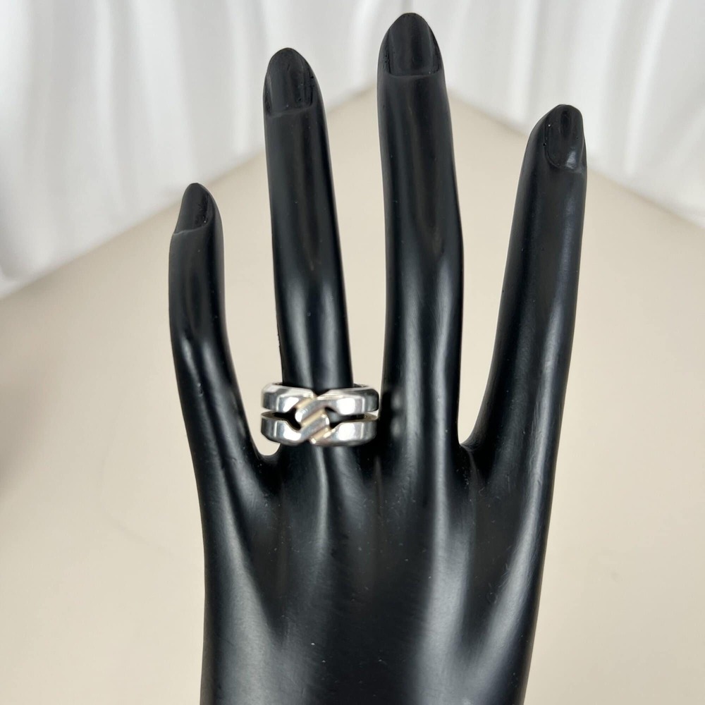 Gucci Knot Infinity ring in silver 925 Size 7-7.5